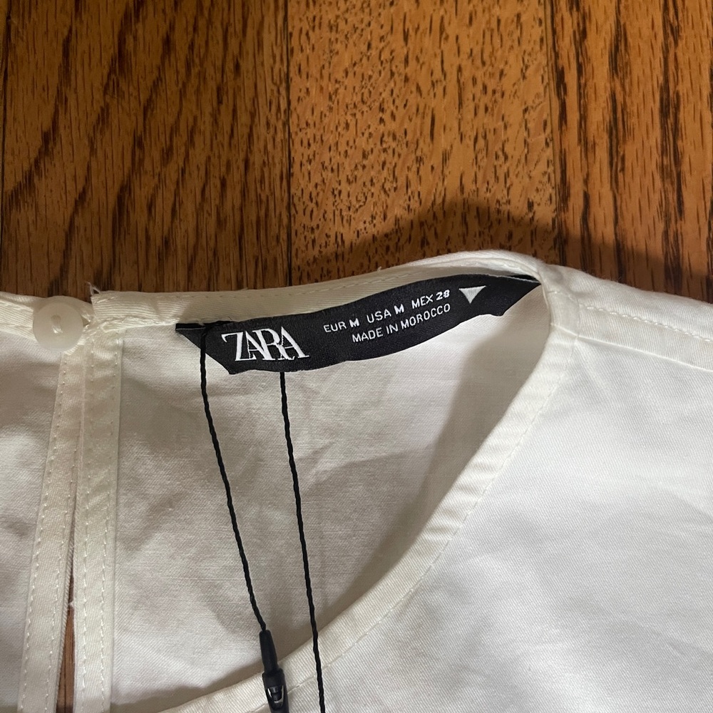 Zara Drawstring Ruched Crop Top - Picture 3 of 7